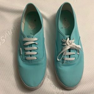 Light blue/turquoise Vans